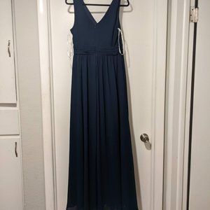 Lulu's Thoughts of Hue Navy Blue  XL Dress